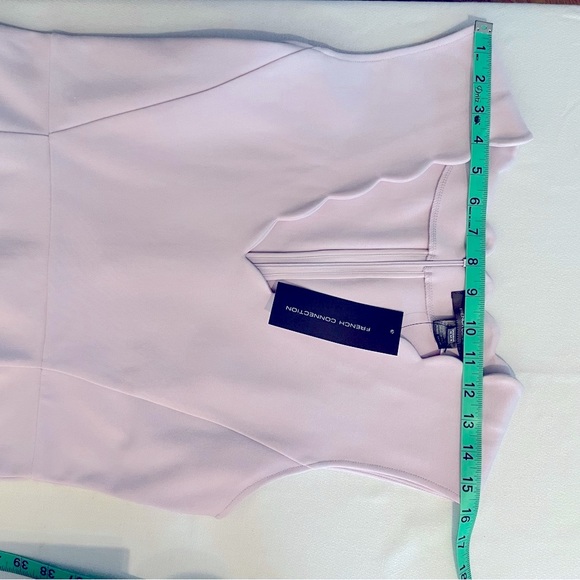 French Connection Lula Stretch V-Neck Dress - Picture 5 of 10